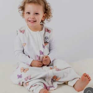 Woolino 4 Season Butterfly Sleep Sack With Feet Size 18-36m